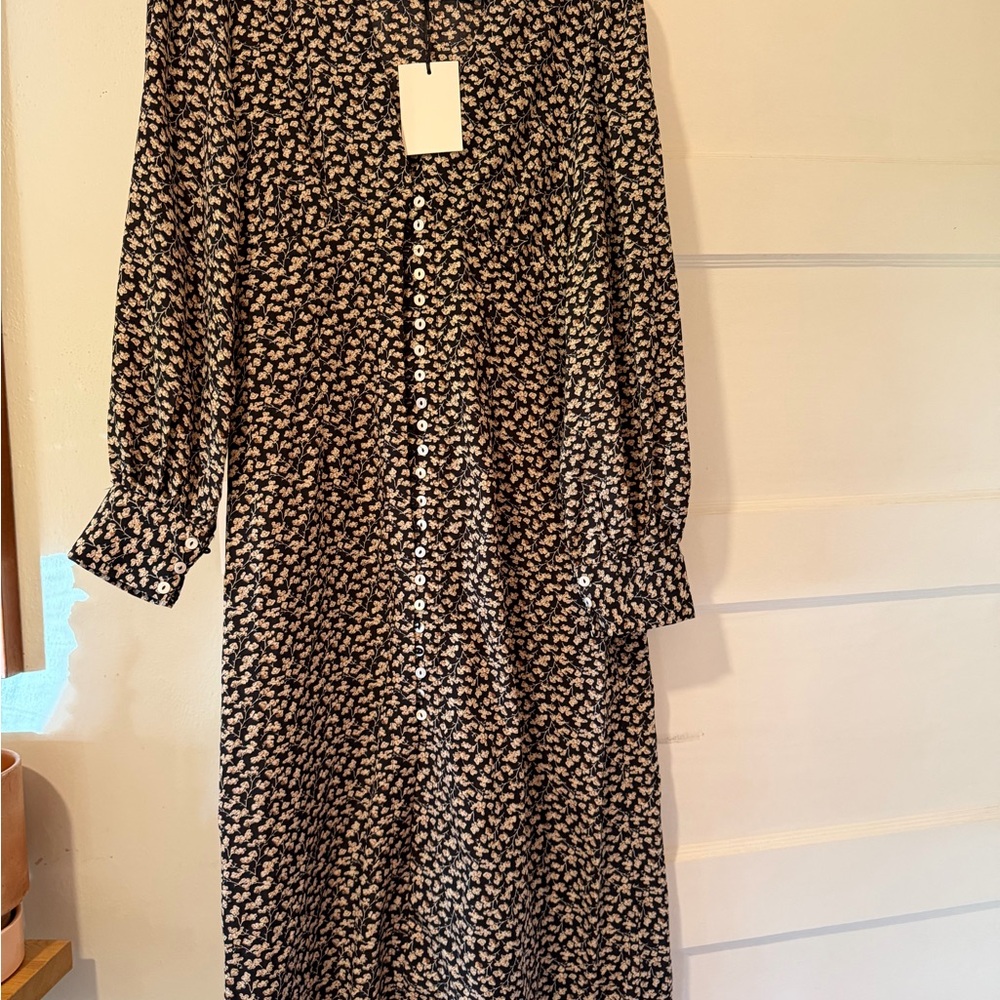 Cute Black and White Patterned Dress